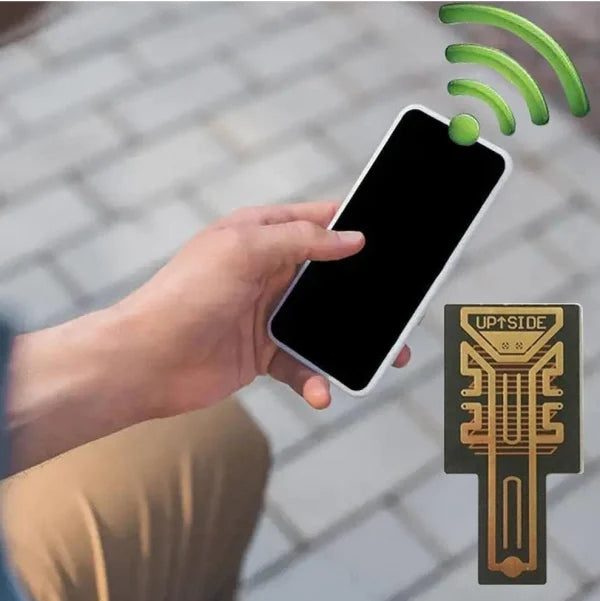 Original Aluminium SP11 Pro™ Signal Booster Chip – Pack of 2 + Mobile Stand keychain  -- سگنل بوسٹر چپ 3 عدد📶🔥