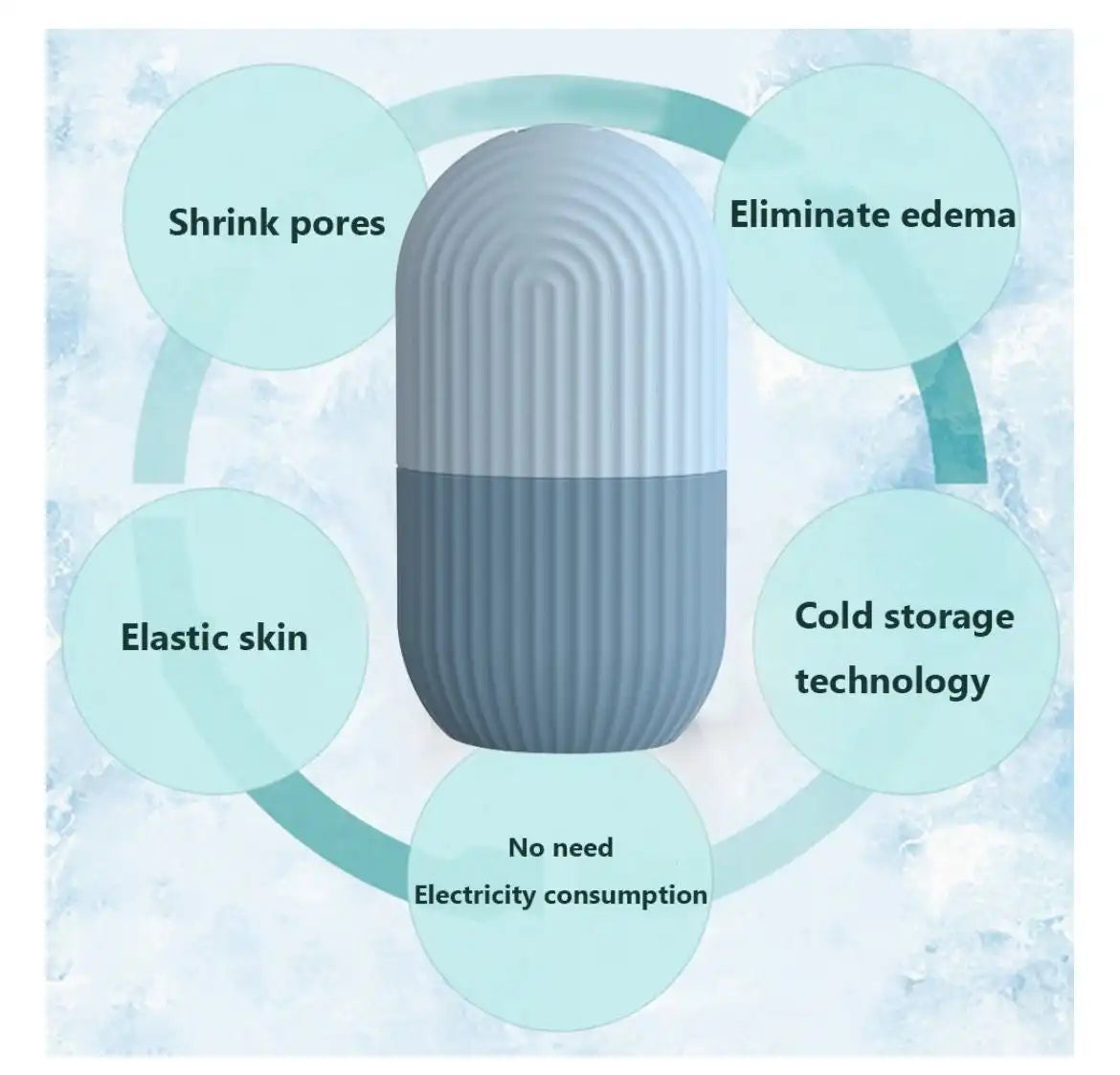 Silicone Facial Ice Roller