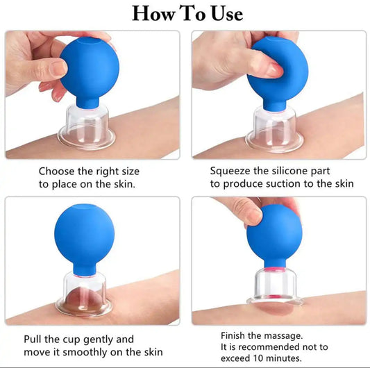 Facial Cupping Glass Cups
