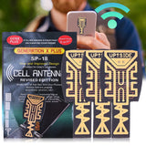 Original Aluminium SP11 Pro™ Signal Booster Chip  –  Pack of 3 + Mobile Stand keychain