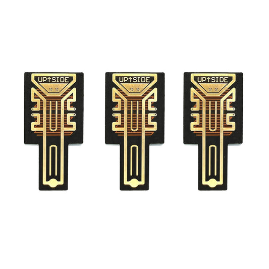 Original Aluminium SP11 Pro™ Signal Booster Chip  –  Pack of 3 + Mobile Stand keychain