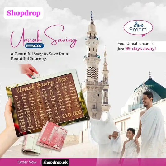 UMRAH SAVING BOX- Karbala Saving box- Bike Saving Box - Qurbani Saving Box .اپنا سیونگ باکس منتخب کریں۔