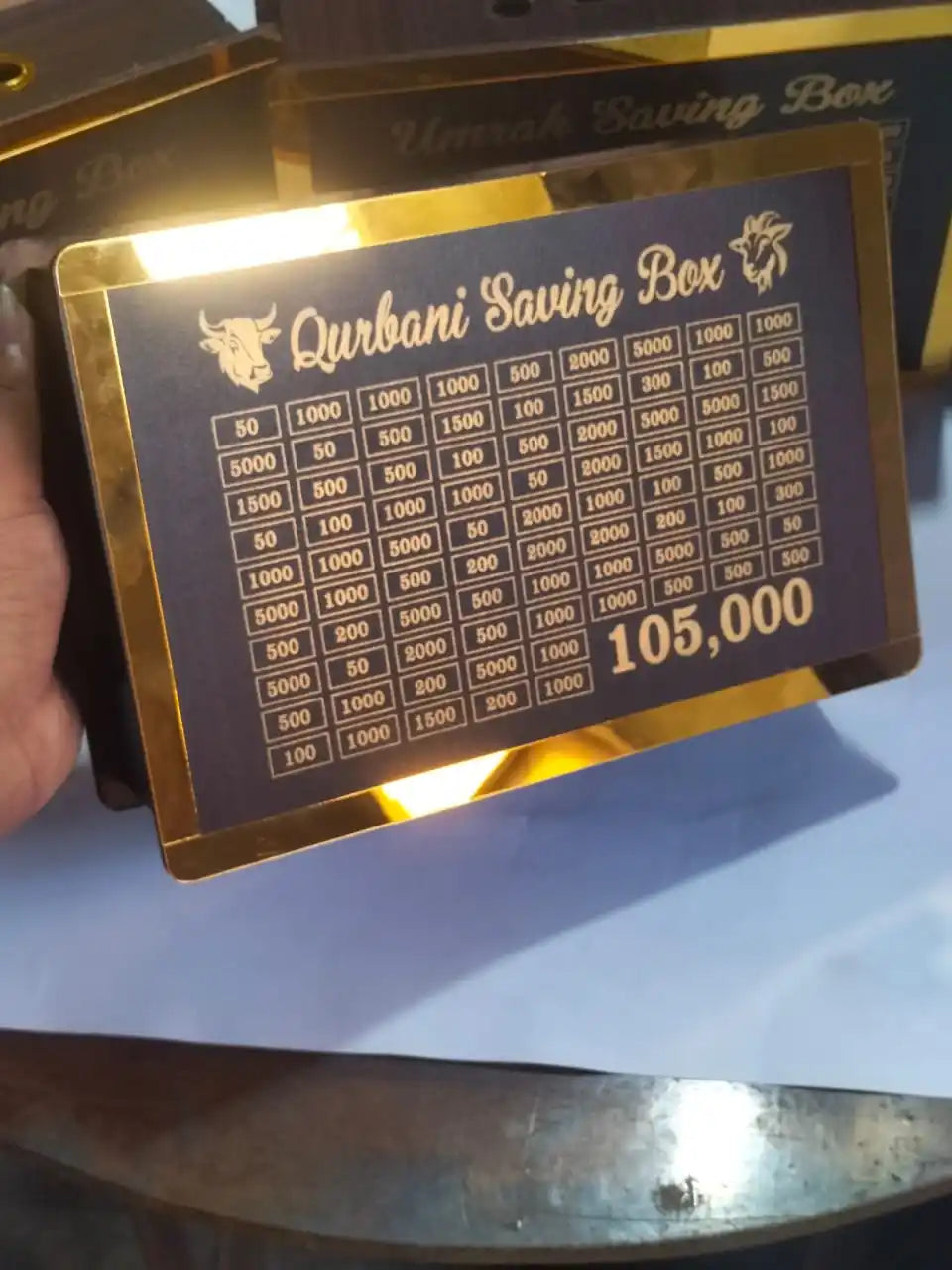 UMRAH SAVING BOX- Karbala Saving box- Bike Saving Box - Qurbani Saving Box .اپنا سیونگ باکس منتخب کریں۔