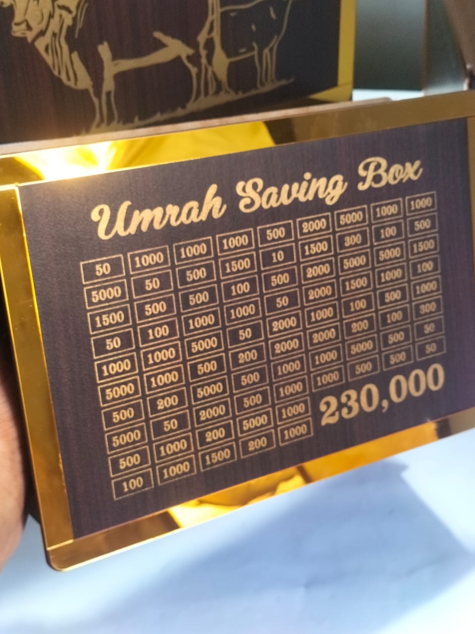 UMRAH SAVING BOX- Karbala Saving box- Bike Saving Box - Qurbani Saving Box .اپنا سیونگ باکس منتخب کریں۔